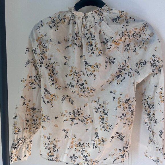 J.Crew tie waist top in budding floral - Picture 7 of 7